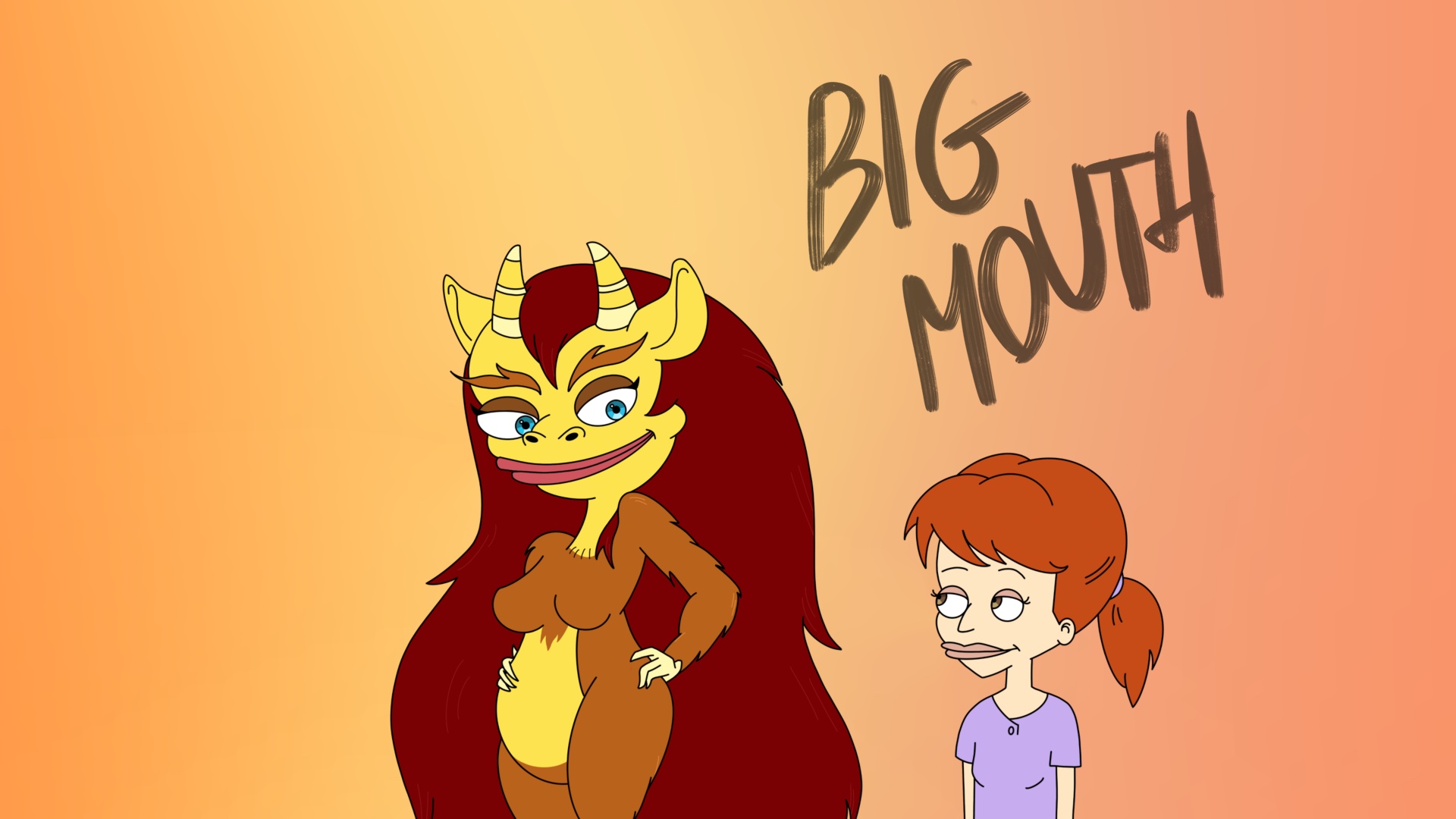 Connie and Jessi - Big Mouth by taniapinto24