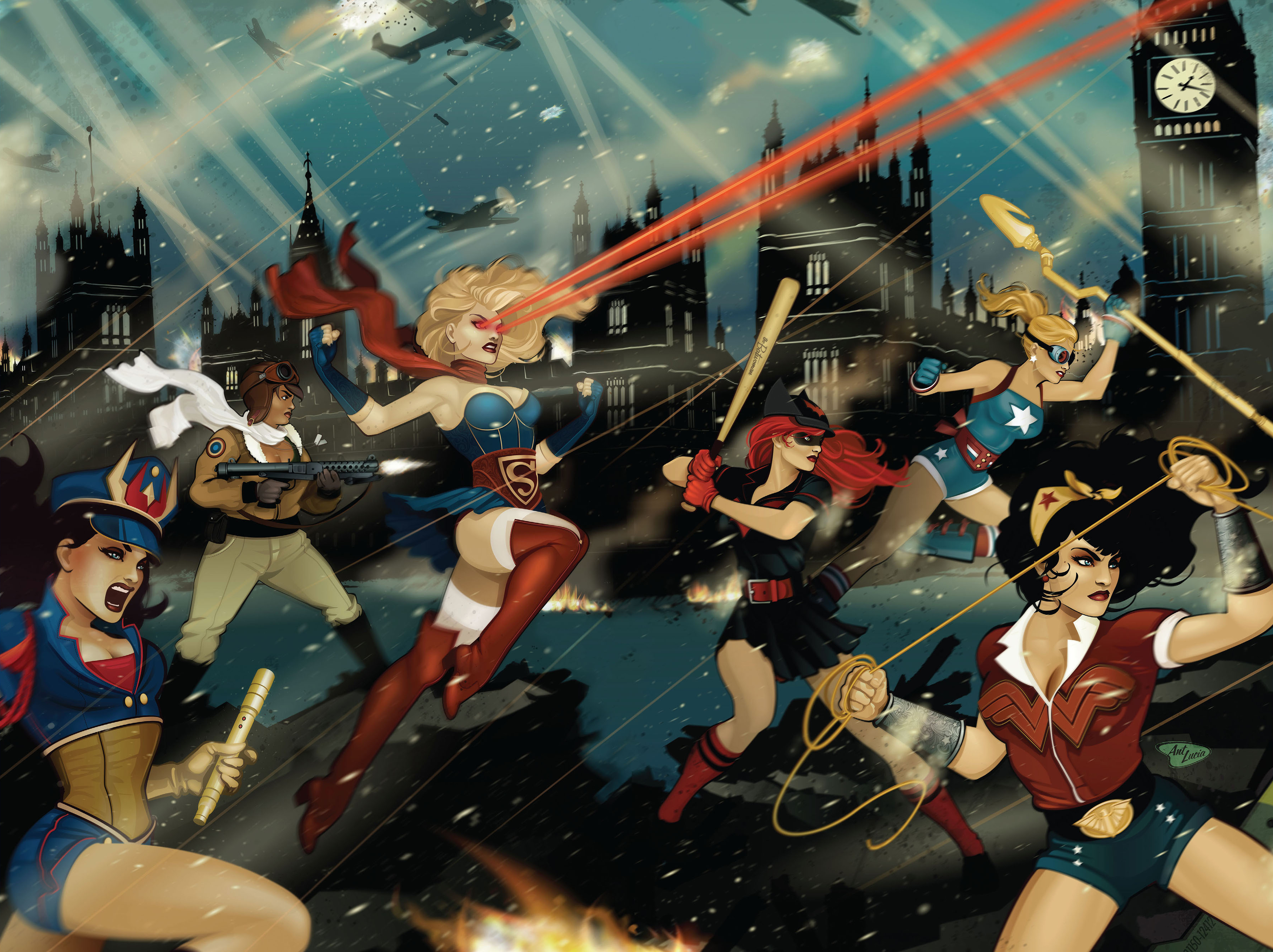 Comics DC Bombshells HD Wallpaper | Background Image