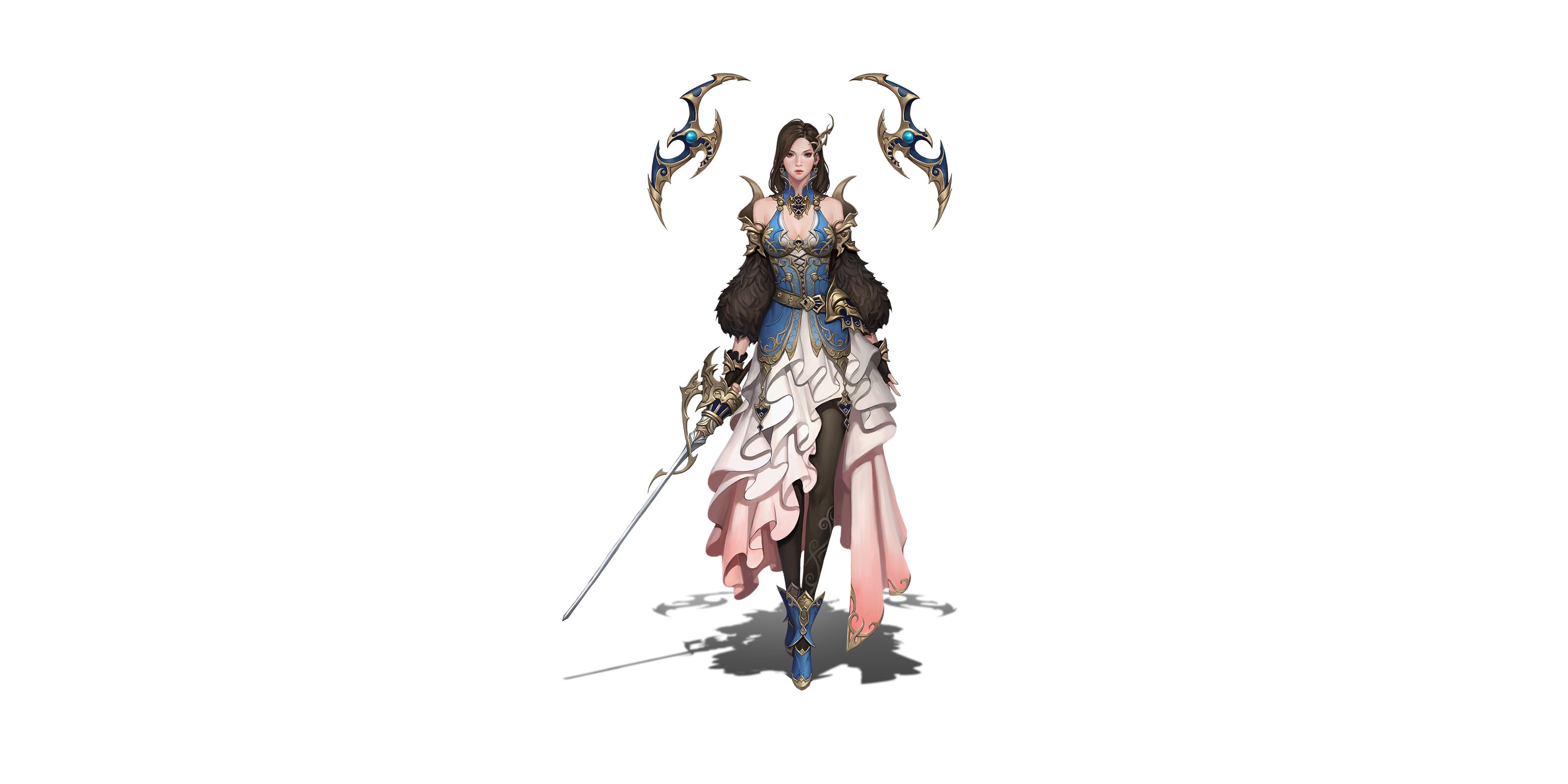 Download Woman Warrior Sword Fantasy HD Wallpaper by Cheolseung ok