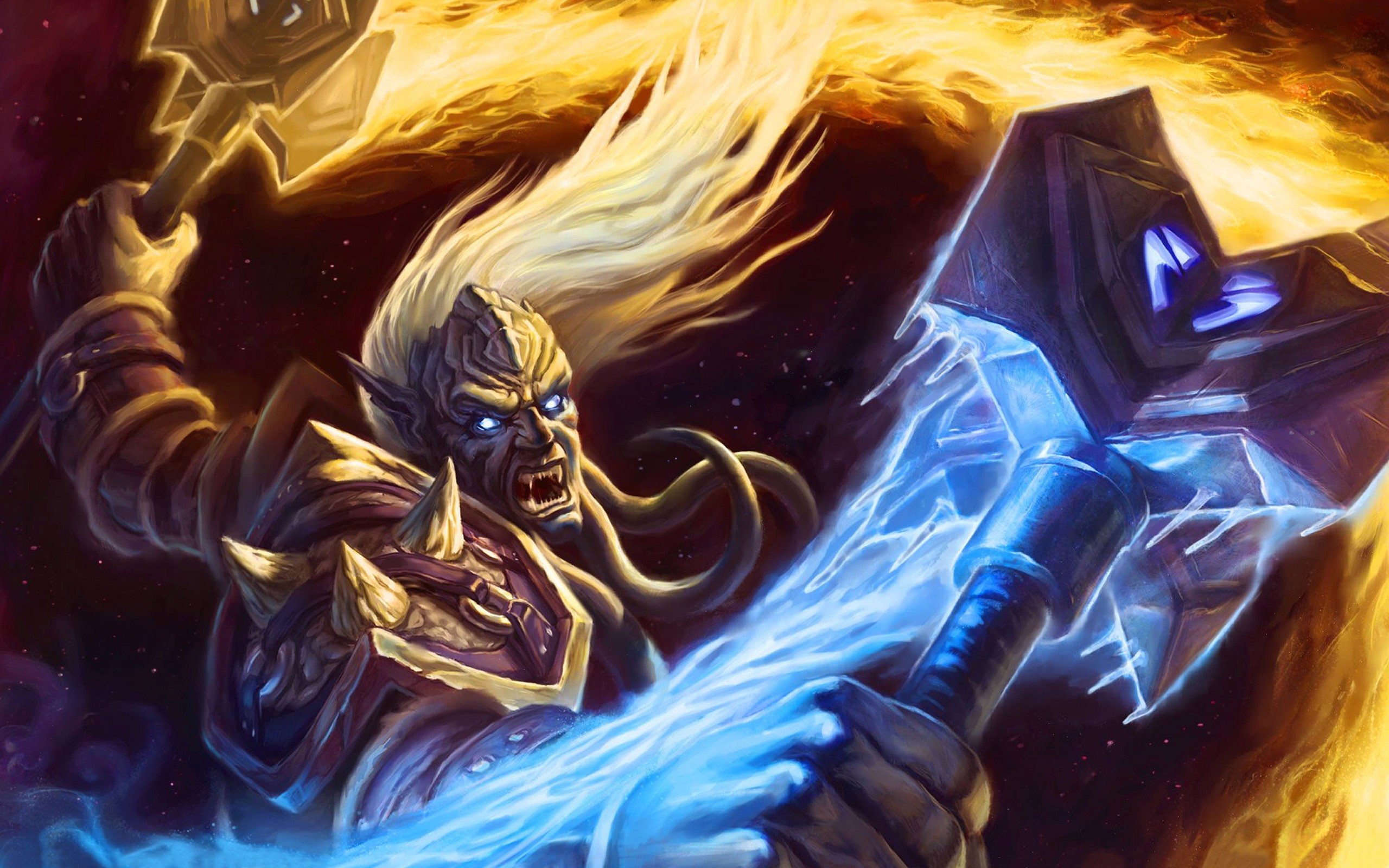 Video game desktop wallpaper: World of Warcraft.