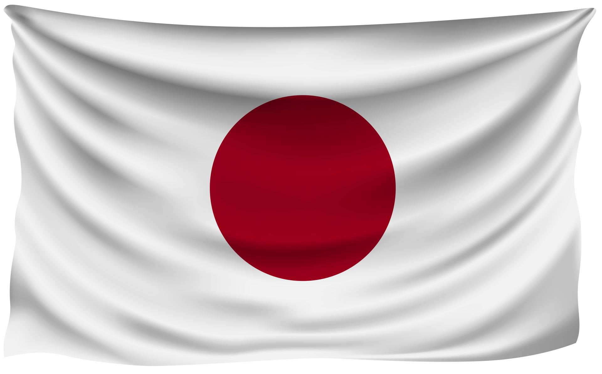 Japan Flag Map PNG