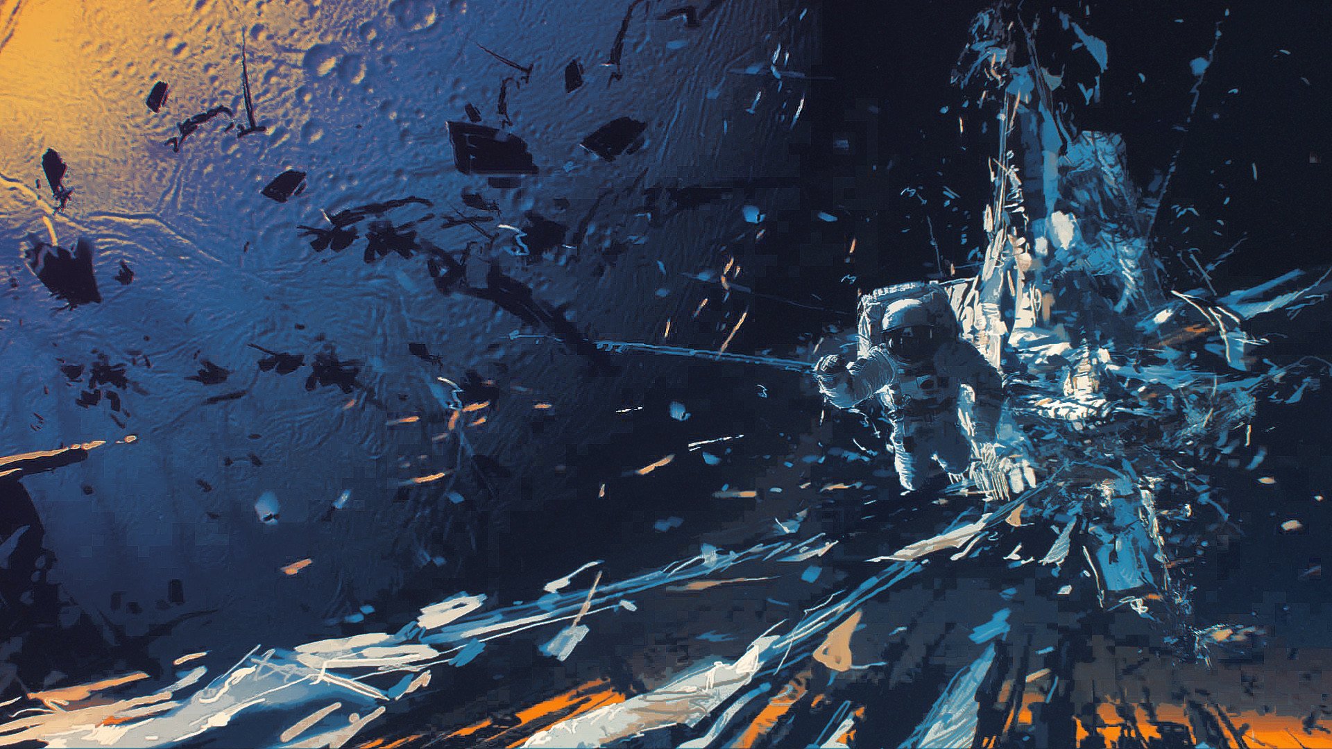 Lost Astronaut HD Wallpaper | Background Image | 1920x1080 | ID:1031366