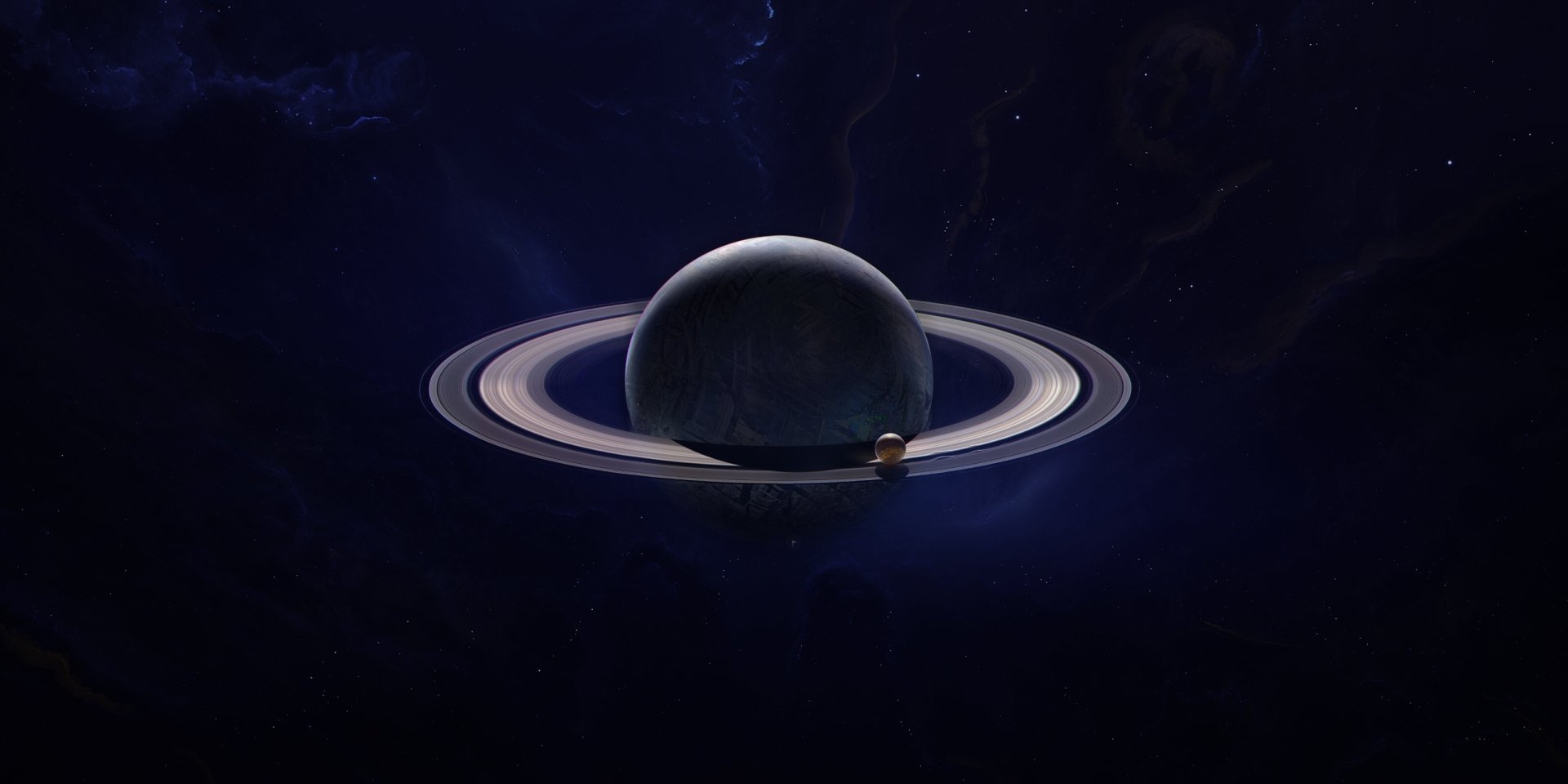 Download Planetary Ring Space Sci Fi Planet HD Wallpaper by Karl Sisson