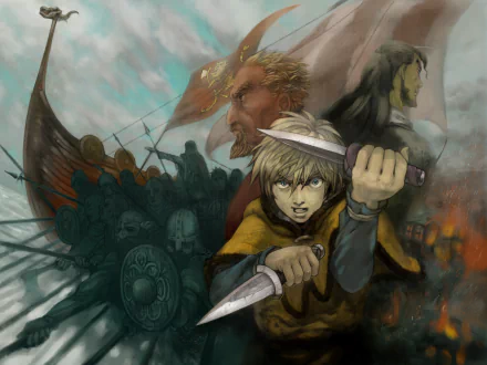 Askeladd (Vinland Saga) Thors (Vinland Saga) Thorfinn (Vinland Saga) Anime Vinland Saga HD Desktop Wallpaper | Background Image