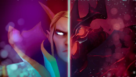 Invoker &amp; Shadow Fiend Wallpaper