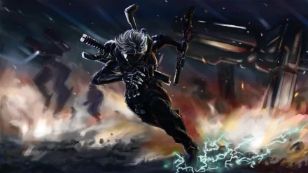 Raiden (Metal Gear) video game Metal Gear Rising: Revengeance HD Desktop Wallpaper | Background Image