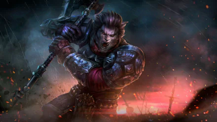 armor axe fantasy warrior fantasy warrior HD Desktop Wallpaper | Background Image