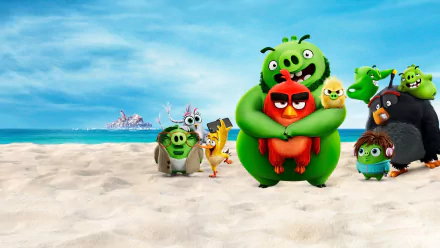 movie The Angry Birds Movie 2 HD Desktop Wallpaper | Background Image