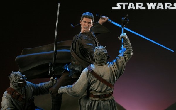 Movie Star Wars Episode II: Attack Of The Clones Star Wars Anakin Skywalker Tusken Raider Figurine HD Wallpaper | Background Image
