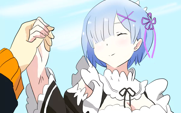 Rem (Re:ZERO) Anime Re:Zero - Starting Life in Another World HD Desktop Wallpaper | Background Image