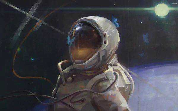 space suit Sci Fi astronaut HD Desktop Wallpaper | Background Image