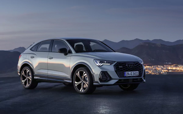 crossover car compact car white car SUV car Audi vehicle Audi Q3 HD Desktop Wallpaper | Background Image