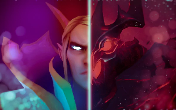  Invoker &amp; Shadow Fiend Wallpaper