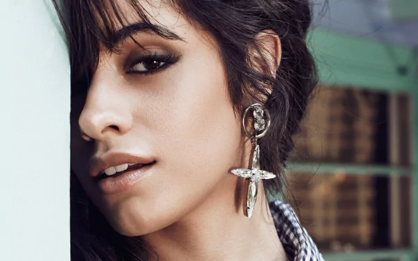 black hair brown eyes face singer American earrings music Camila Cabello HD Desktop Wallpaper | Background Image