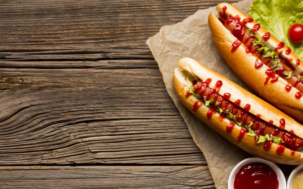 bread sausage food hot dog HD Desktop Wallpaper | Background Image