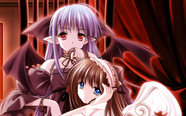 Lisianthus (Shuffle!) Nerine (Shuffle!) Anime Shuffle! HD Desktop Wallpaper | Background Image