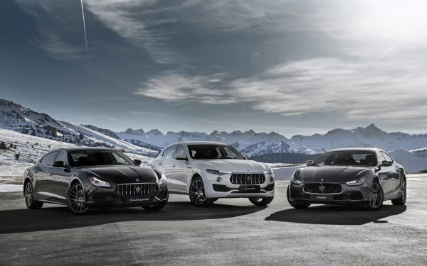 car white car black car Maserati GranTurismo Maserati Quattroporte Maserati Levante vehicle Maserati HD Desktop Wallpaper | Background Image