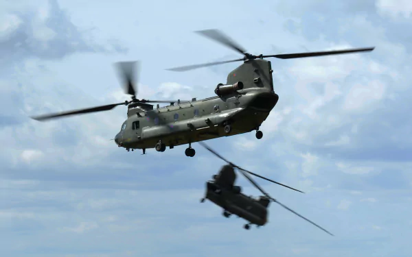 transport aircraft helicopter military Boeing CH-47 Chinook HD Desktop Wallpaper | Background Image