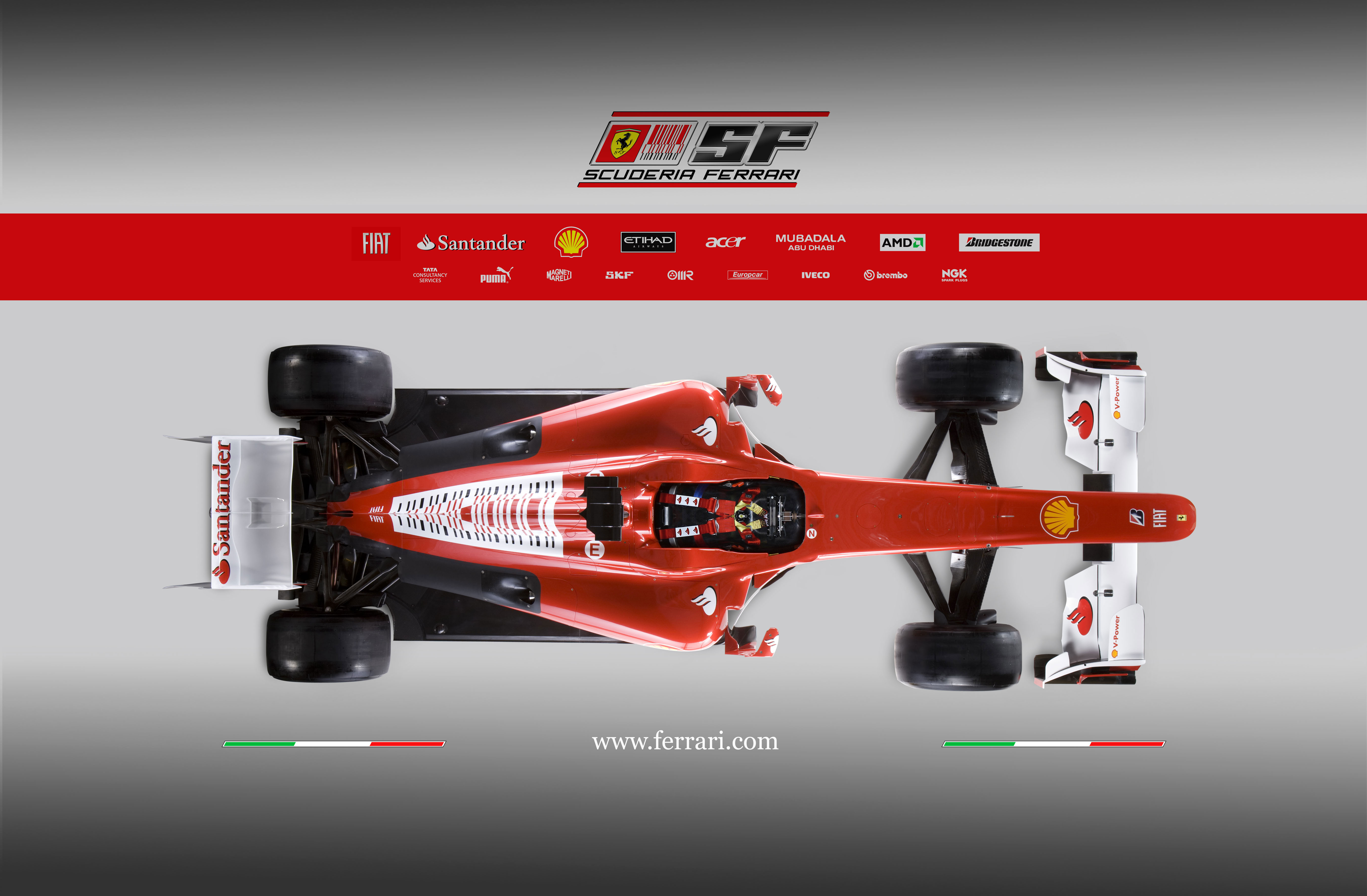 Ferrari F10 racing car in 4K Ultra HD, representing speed and excitement.