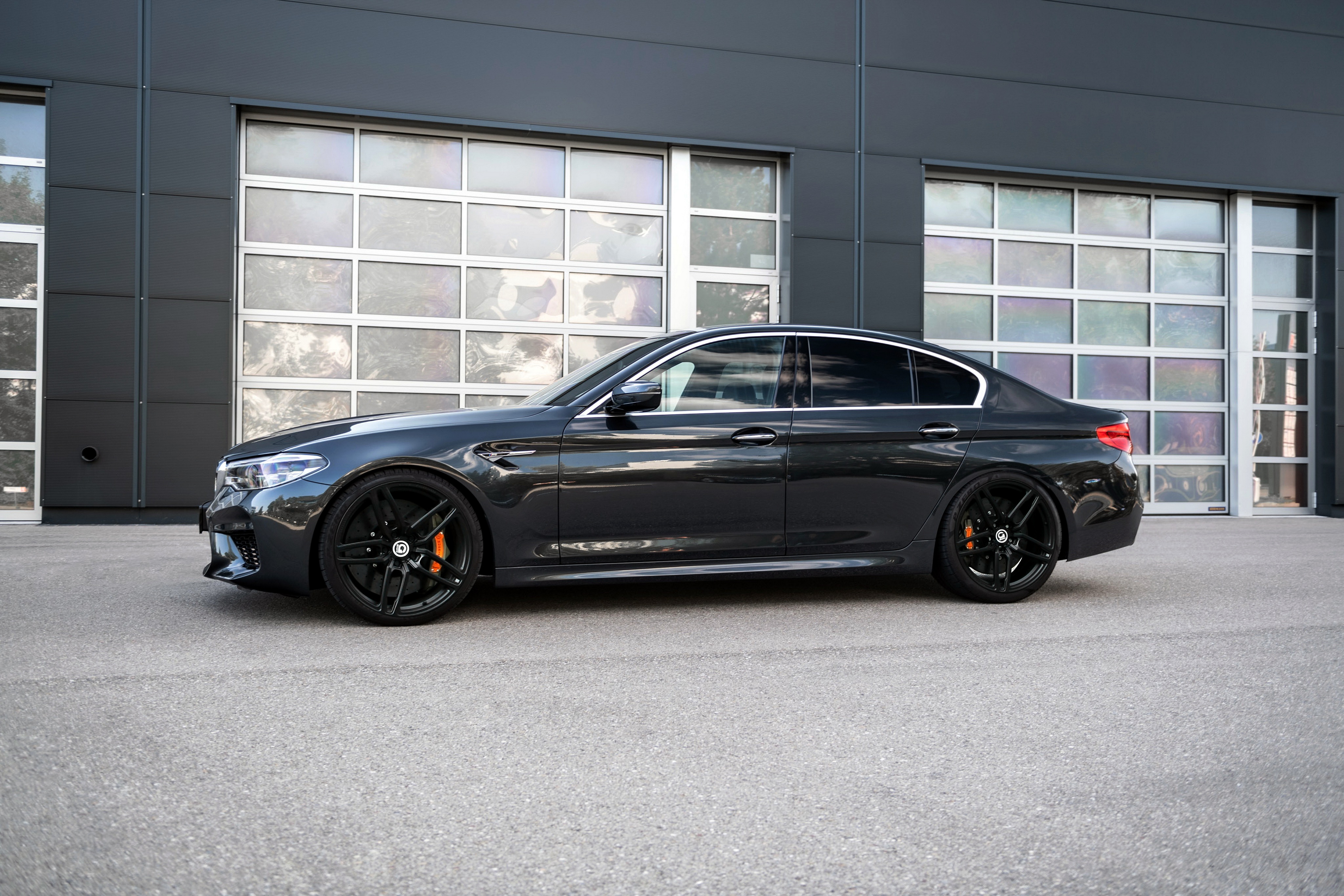 Download Black Car Car BMW Vehicle BMW M5 4k Ultra HD Wallpaper