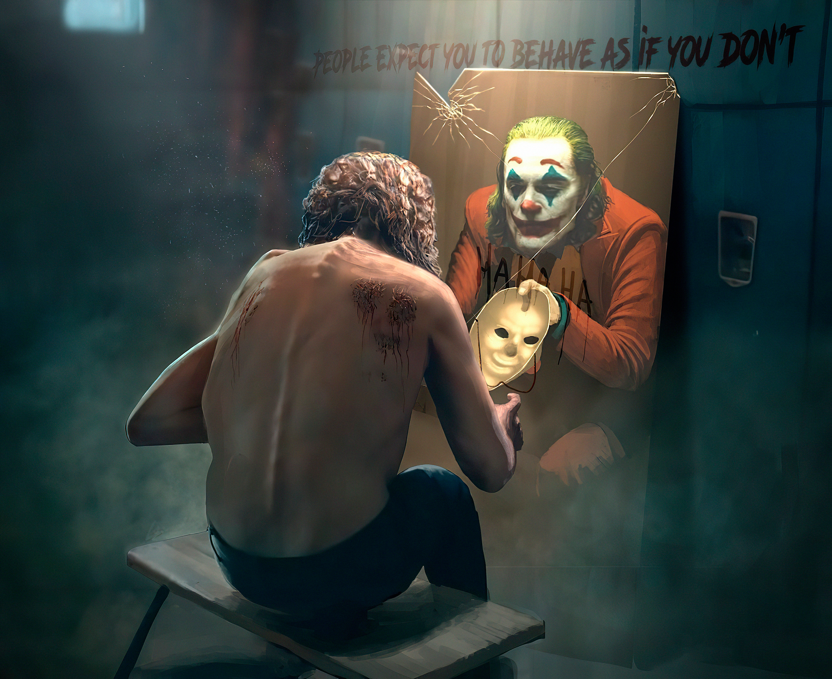 Joker Hd Wallpaper Background Image 2646x2160