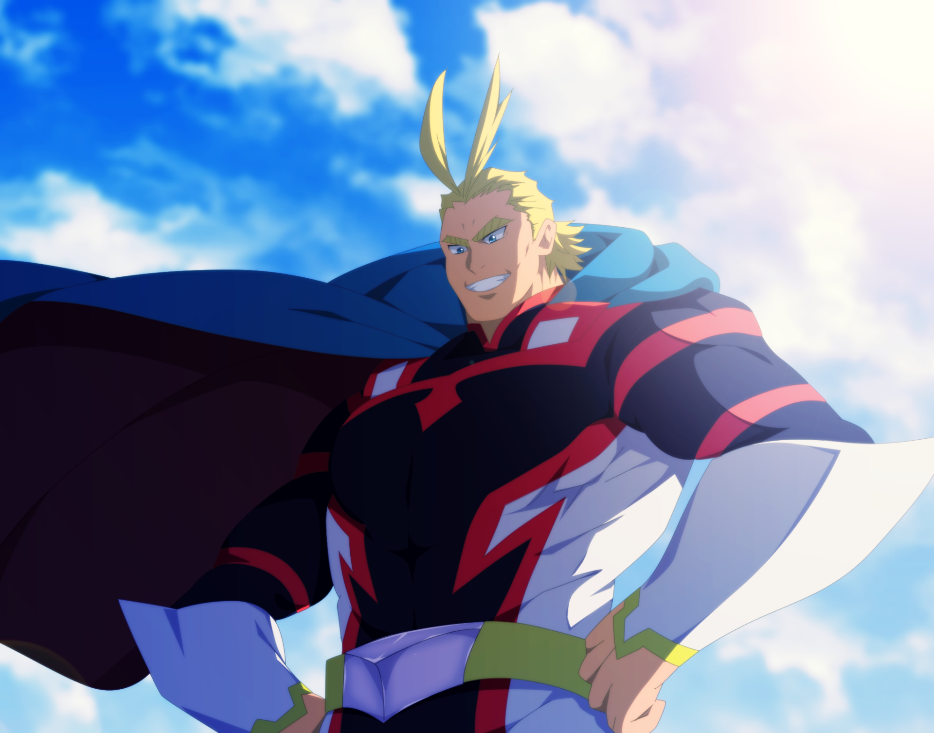Download All Might My Hero Academia: Two Heroes My Hero Academia Anime HD Wallpaper by Bvinci