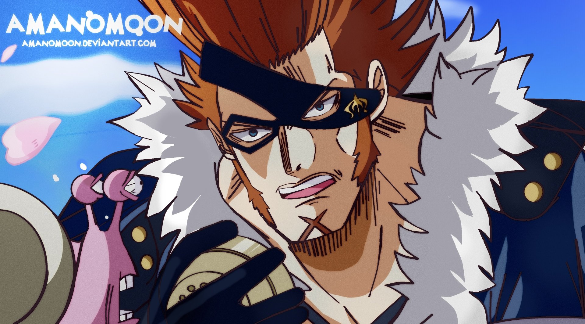 Download X Drake Anime One Piece HD Wallpaper by Amanomoon