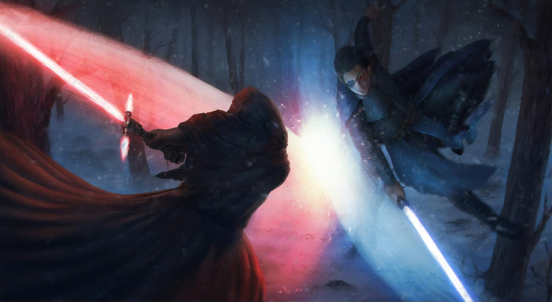 Download Lightsaber Sci Fi Star Wars HD Wallpaper by cha4os