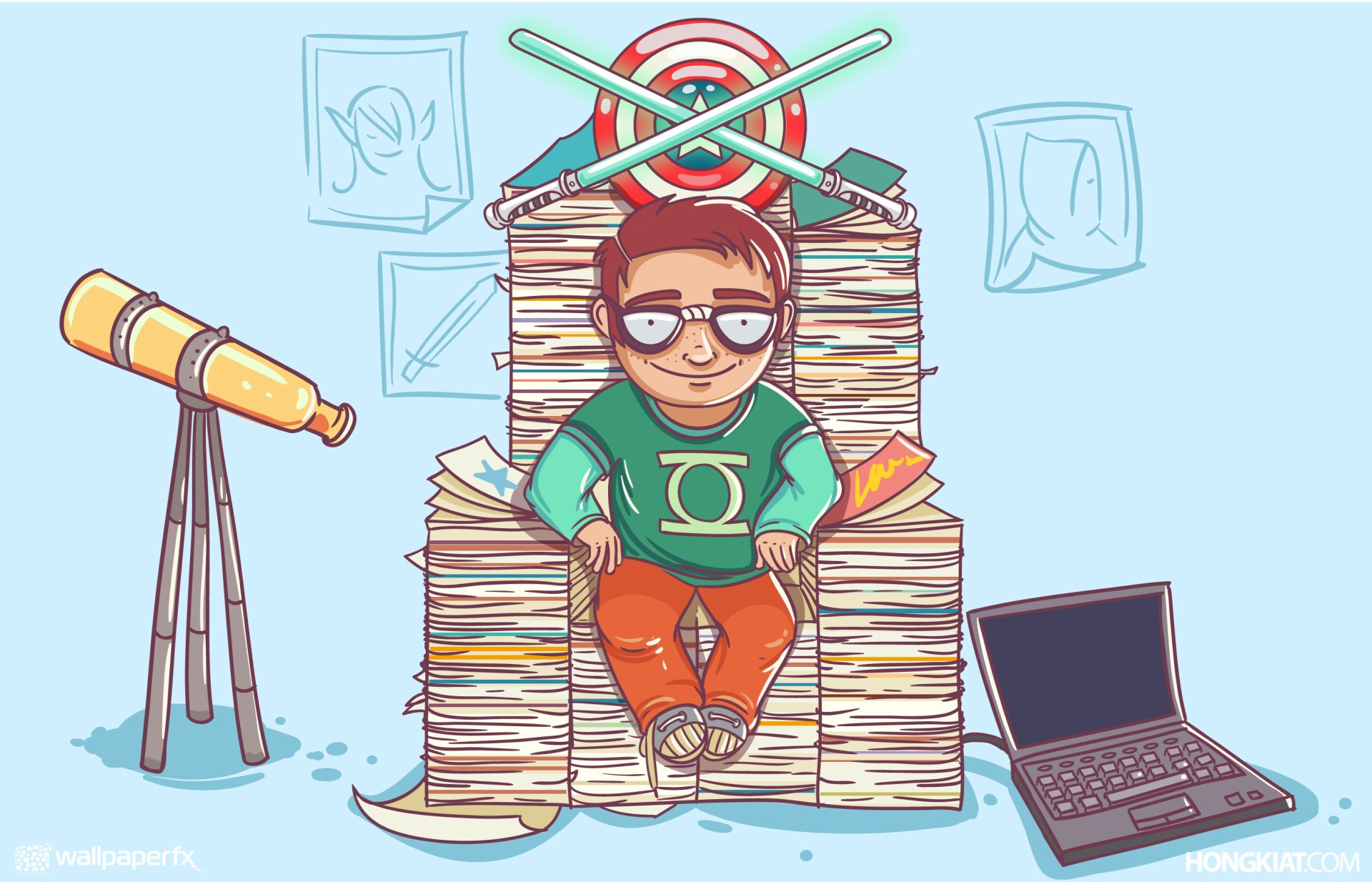Download Nerd Technology Geek HD Wallpaper