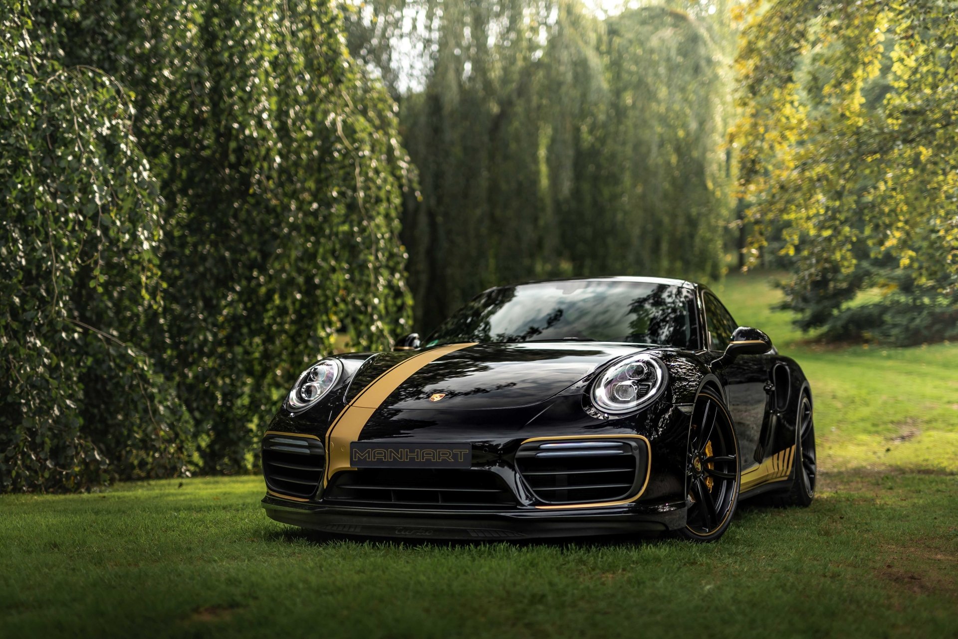 Download Black Car Car Porsche Porsche 911 Vehicle Porsche 911 Turbo 4k Ultra HD Wallpaper