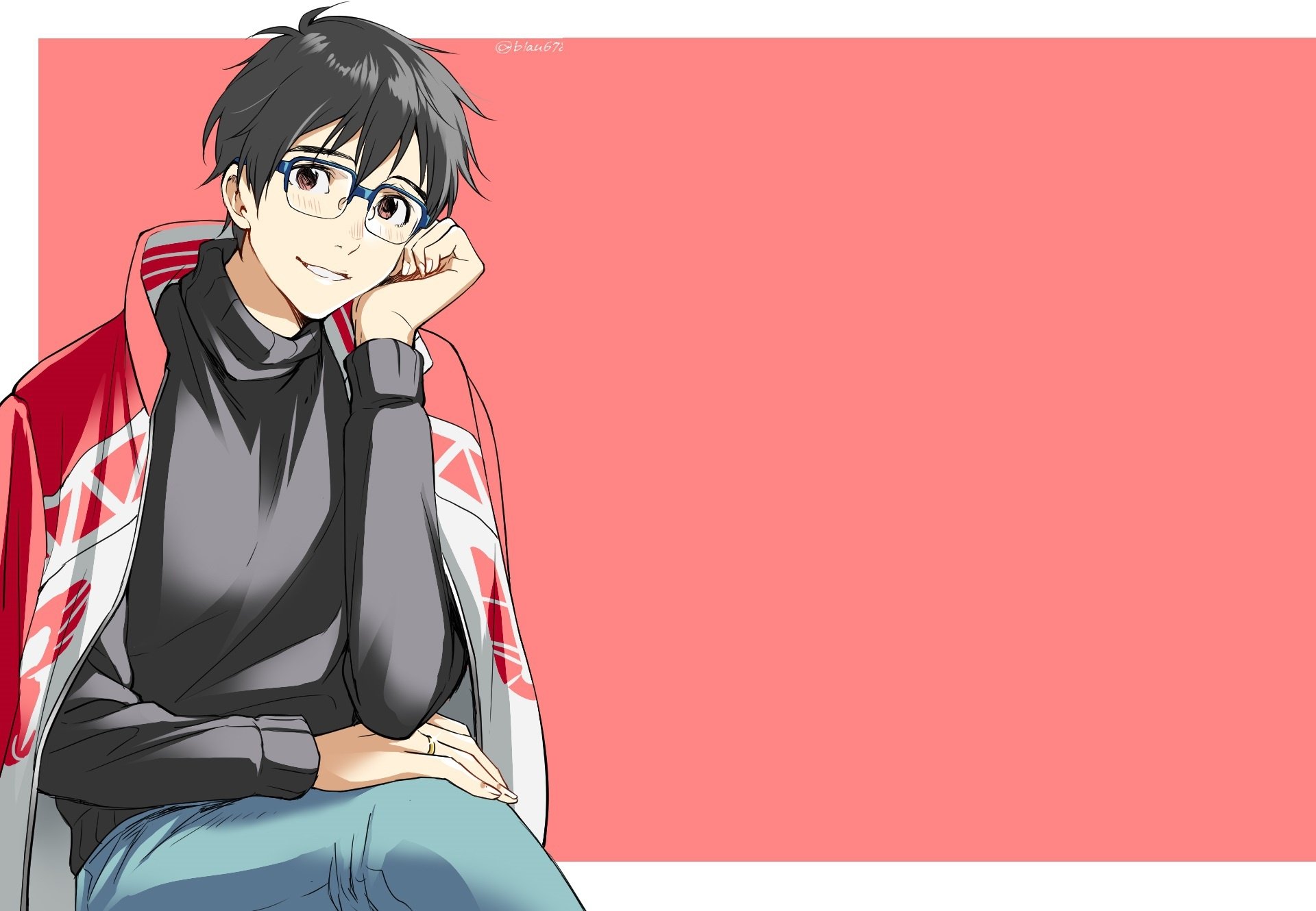 Download Yuuri Katsuki Anime Yuri!!! On ICE HD Wallpaper by 夏子