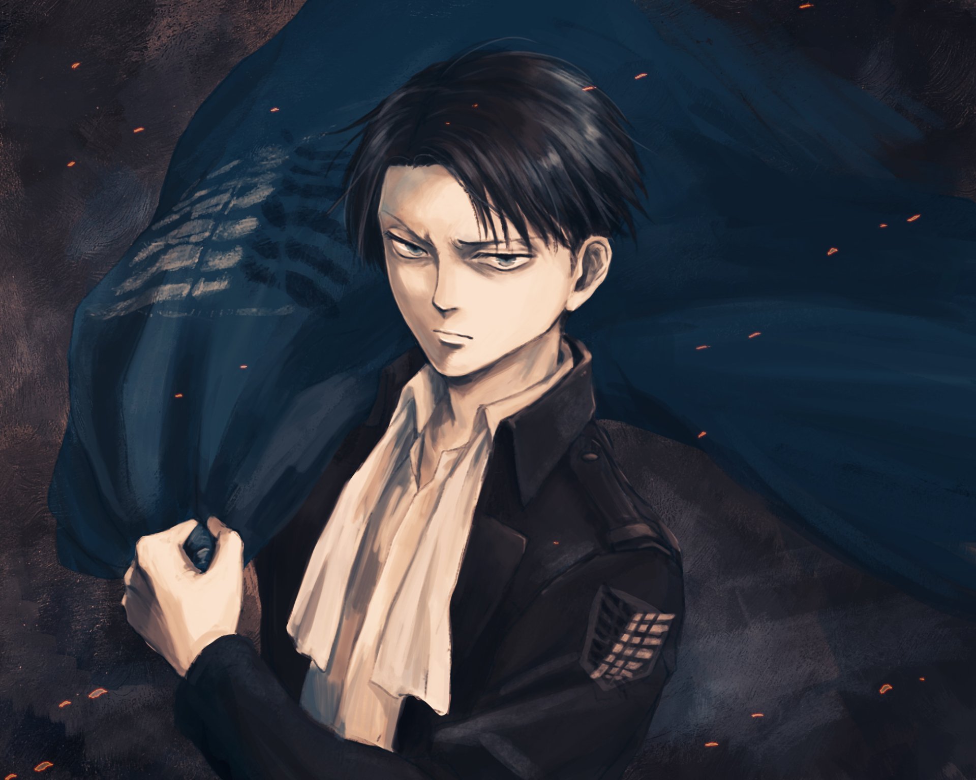 Download Levi Ackerman Anime Attack On Titan HD Wallpaper by あきさ