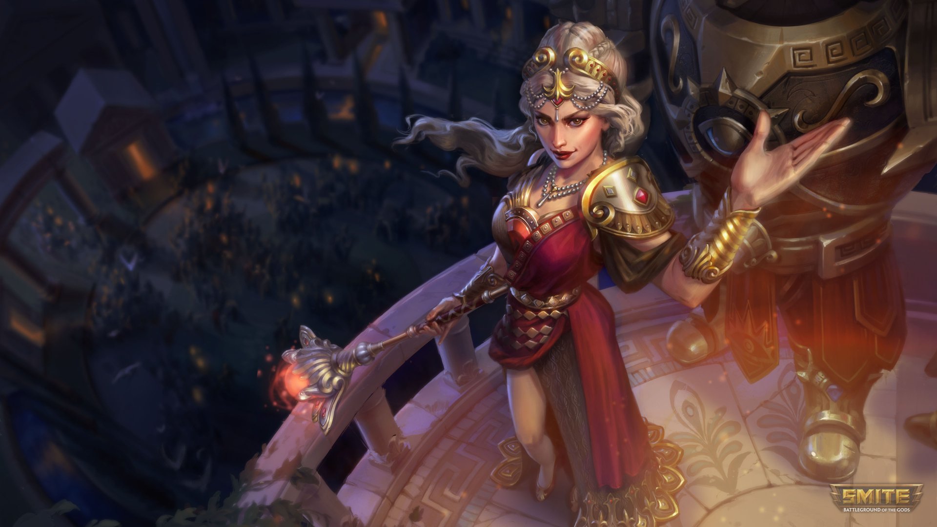 Download Goddess Hera (Smite) Video Game Smite 4k Ultra HD Wallpaper