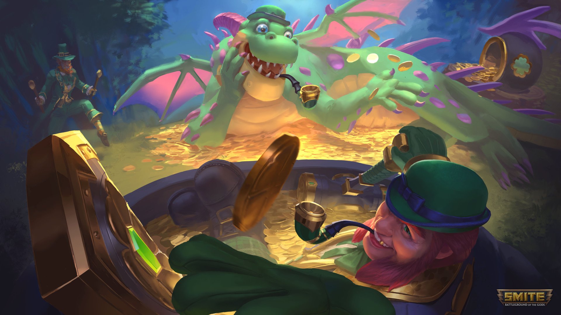 4K Fafnir (Smite) Papéis de Parede | Planos de Fundo