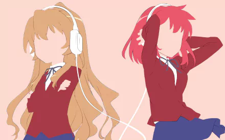 Minori Kushieda Taiga Aisaka Anime Toradora! HD Desktop Wallpaper | Background Image