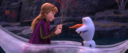 Anna (Frozen) Olaf (Frozen) movie Frozen 2 HD Desktop Wallpaper | Background Image