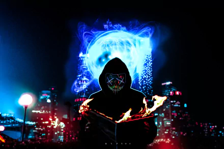 mask dark men HD Desktop Wallpaper | Background Image