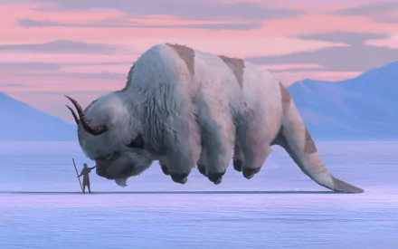 Appa (Avatar) Aang (Avatar) Anime Avatar: The Last Airbender HD Desktop Wallpaper | Background Image