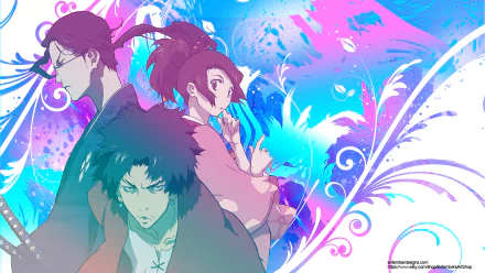 Jin (Samurai Champloo) Fuu (Samurai Champloo) Mugen (Samurai Champloo) Anime Samurai Champloo HD Desktop Wallpaper | Background Image