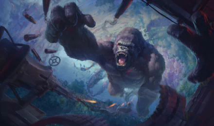 fantasy King Kong HD Desktop Wallpaper | Background Image