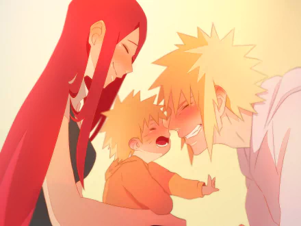 Naruto Uzumaki Minato Namikaze Kushina Uzumaki Anime Naruto HD Desktop Wallpaper | Background Image