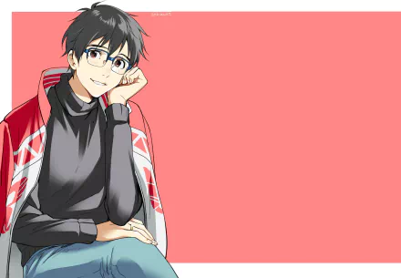 Yuuri Katsuki Anime Yuri!!! on ICE HD Desktop Wallpaper | Background Image