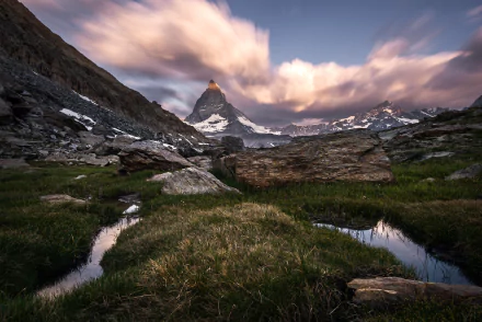 nature alps Switzerland mountain matterhorn HD Desktop Wallpaper | Background Image