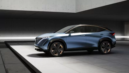 electric car SUV car Nissan vehicle Nissan Ariya HD Desktop Wallpaper | Background Image