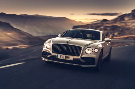 silver car car Bentley vehicle Bentley Flying Spur HD Desktop Wallpaper | Background Image