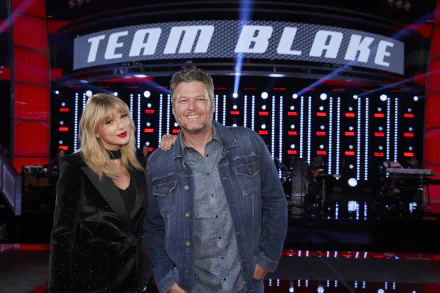  Taylor swift at the voice, 29 October 2019