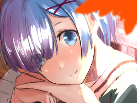 Rem (Re:ZERO) Anime Re:Zero - Starting Life in Another World HD Desktop Wallpaper | Background Image