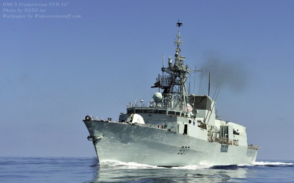 Military Canadian Navy Warships Frigate Warship HMCS Fredericton HD Wallpaper | Background Image