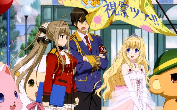 Anime Amagi Brilliant Park Latifa Fleuranza Isuzu Sento Moffle Seiya Kanie Tiramie Macaron HD Wallpaper | Background Image