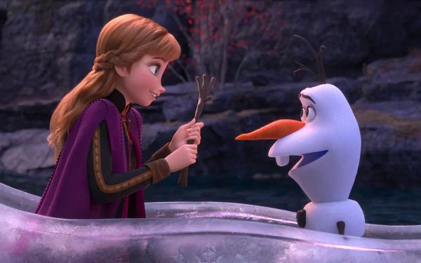 Anna (Frozen) Olaf (Frozen) movie Frozen 2 HD Desktop Wallpaper | Background Image